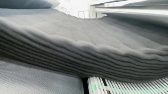 Schwarz/weißes Polyester/Polypropylen-Filament aus Spinnvlies/Stapelfaser, genadeltes Vlies-Geotextil für Filtration, Isolierung, Verstärkung